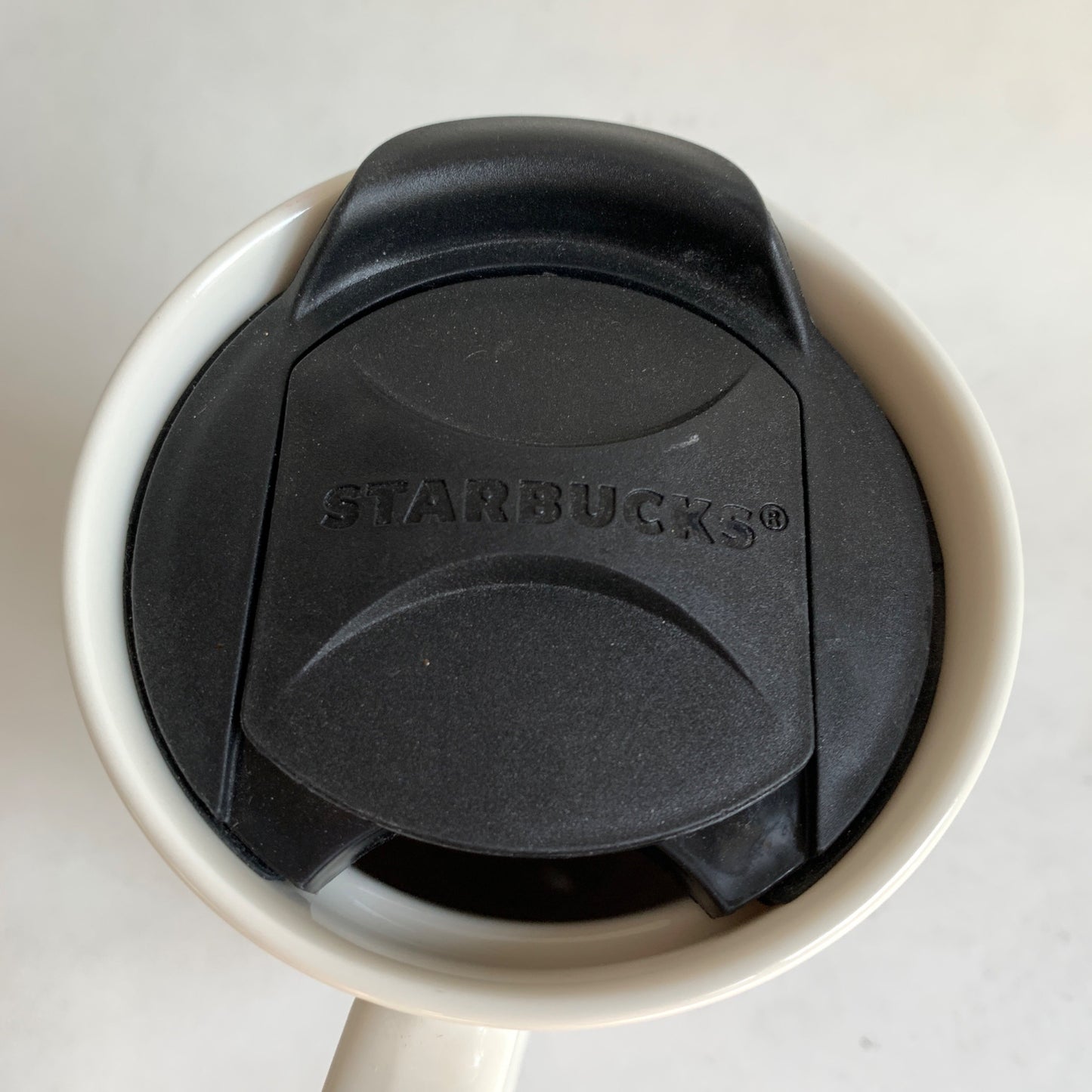 Starbucks 14 oz. Winter Ceramic Handled Travel Coffee Mug Trees