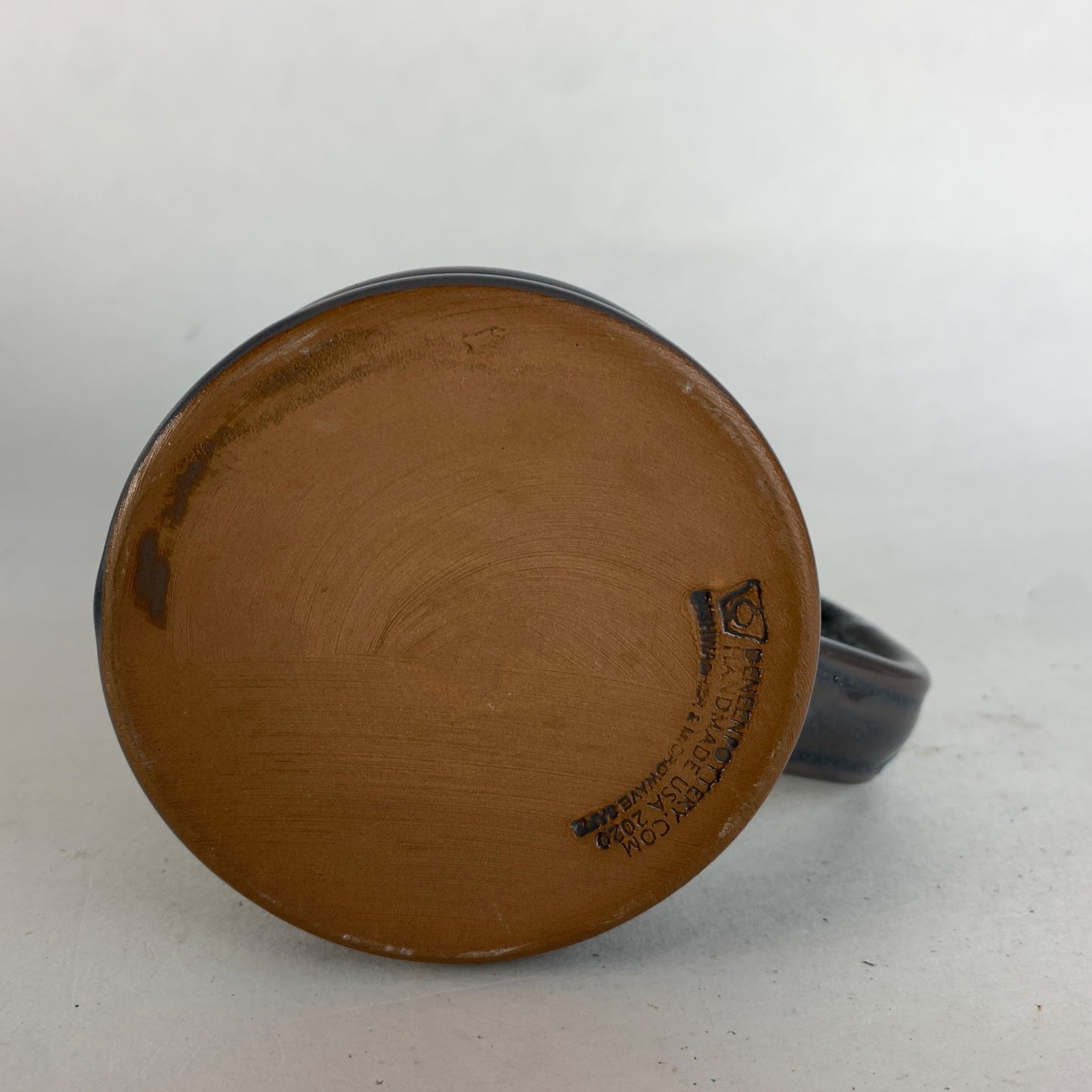 Deneen Pottery All Energy Solar Gray Drip Coffee Mug