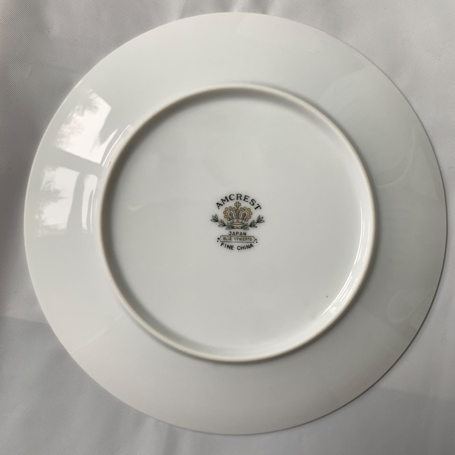 Amcrest Blue Concerto Bread Plates & Cups Mugs Set