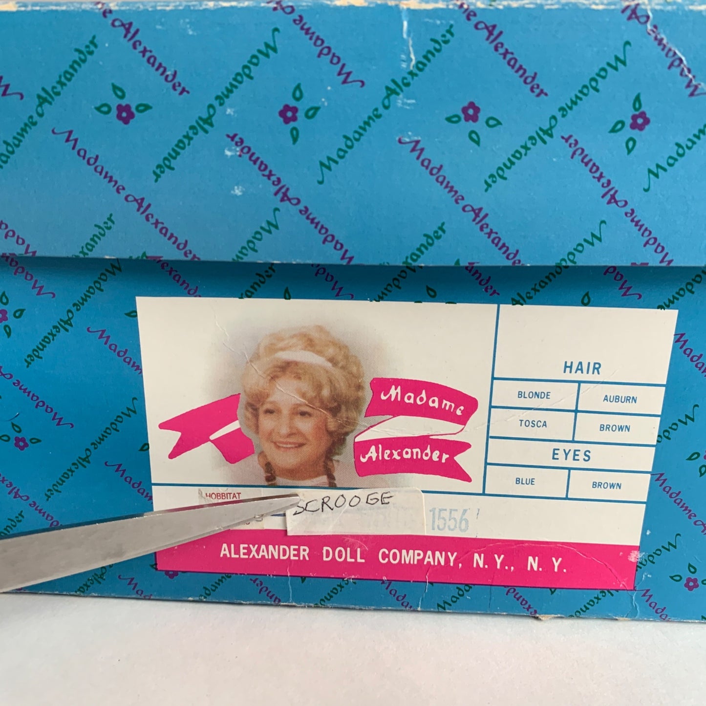 Madame Alexander Scrooge Doll with Box Vintage