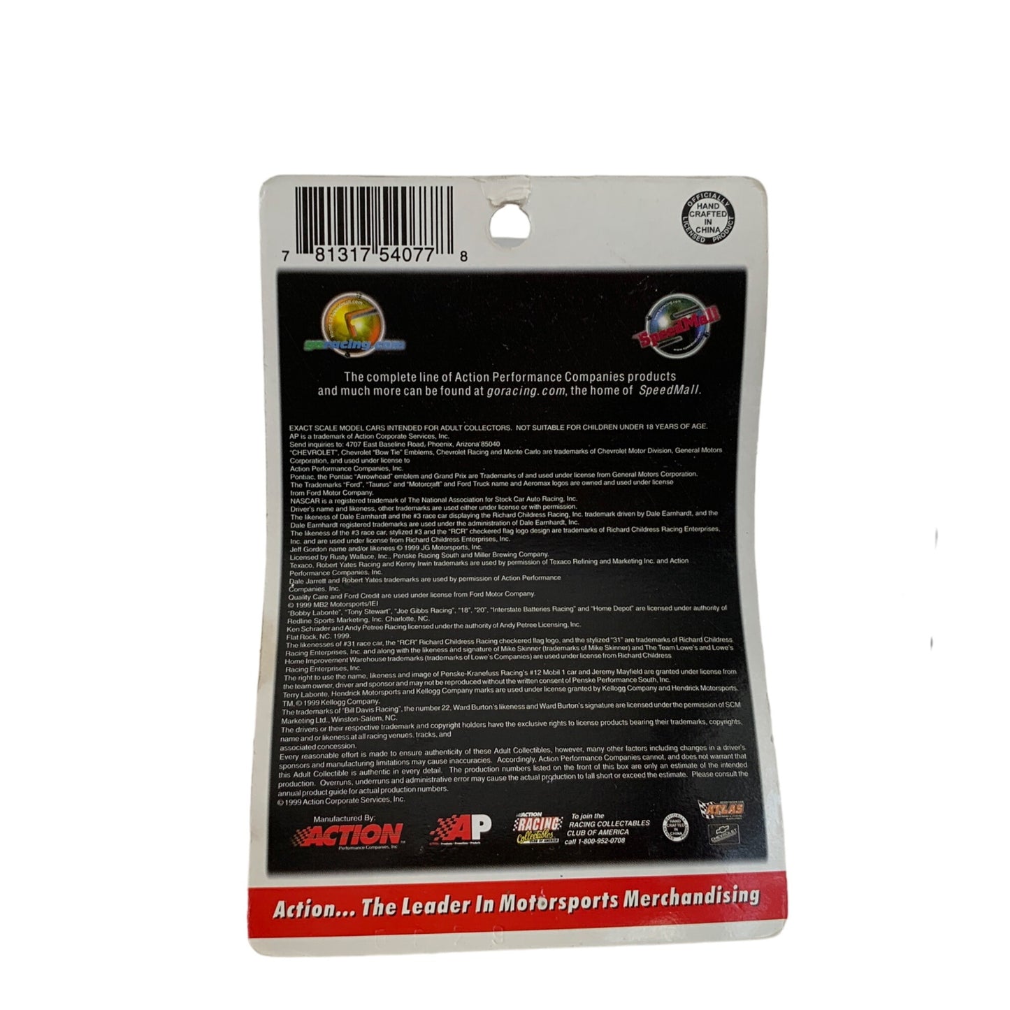 Action AP NASCAR Jeff Gordon 24 Du Pont Die Cast Car 1999 1:64