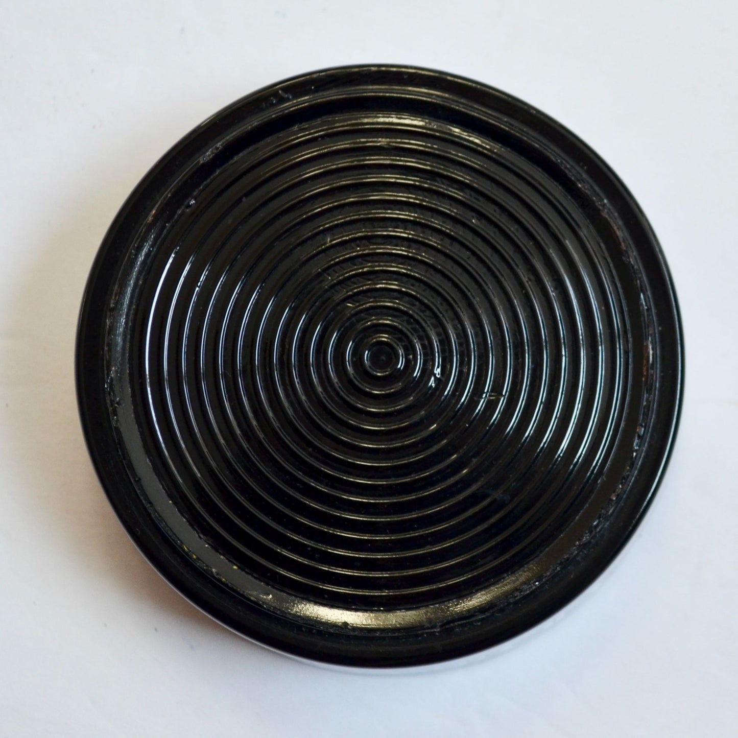 Maxim Las Vegas Nevada Black Glass Ashtray Vintage