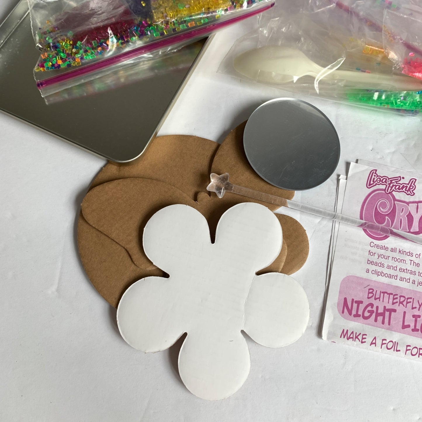 LISA FRANK Vintage Crystal Crafts Kit
