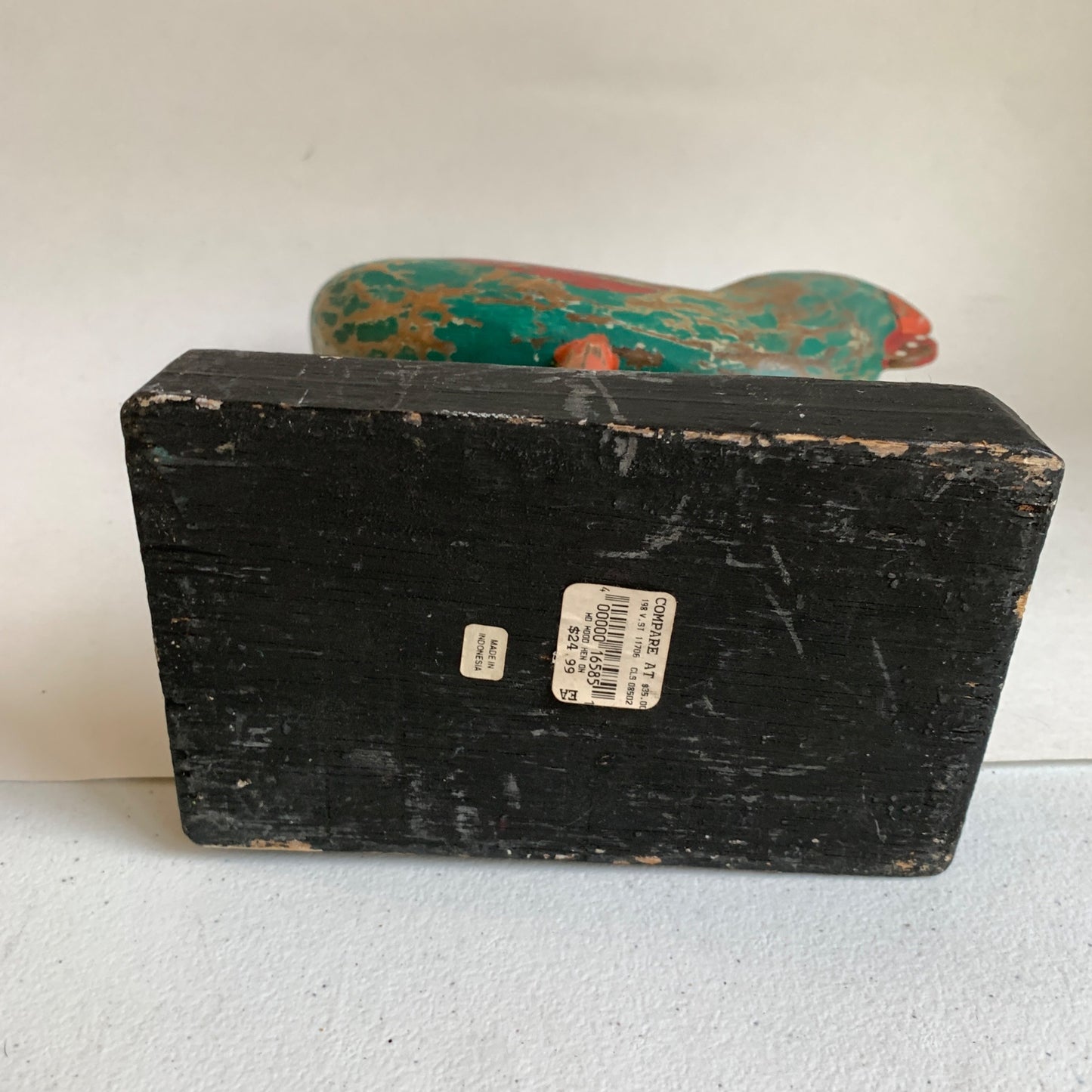 Primitive Decor Painted Chicken