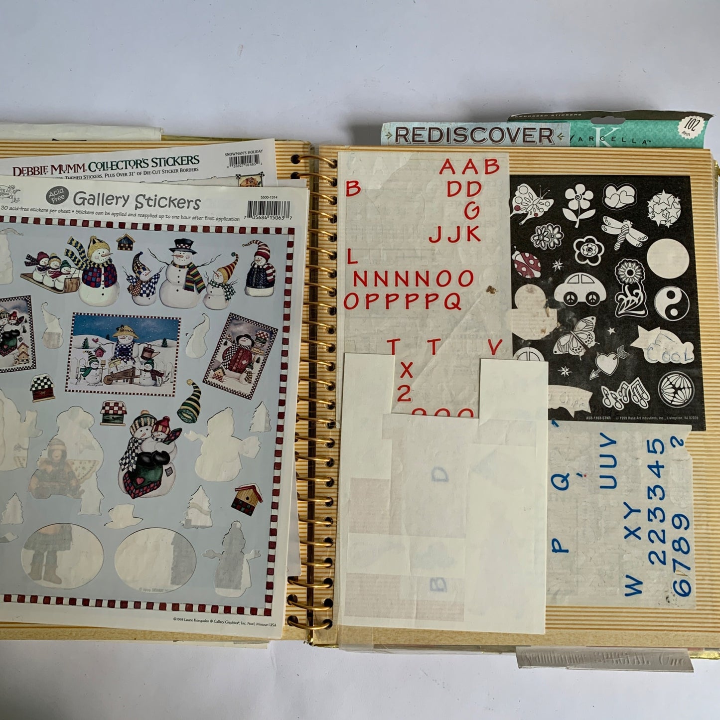 Vintage Scrapbooking Stickers Album