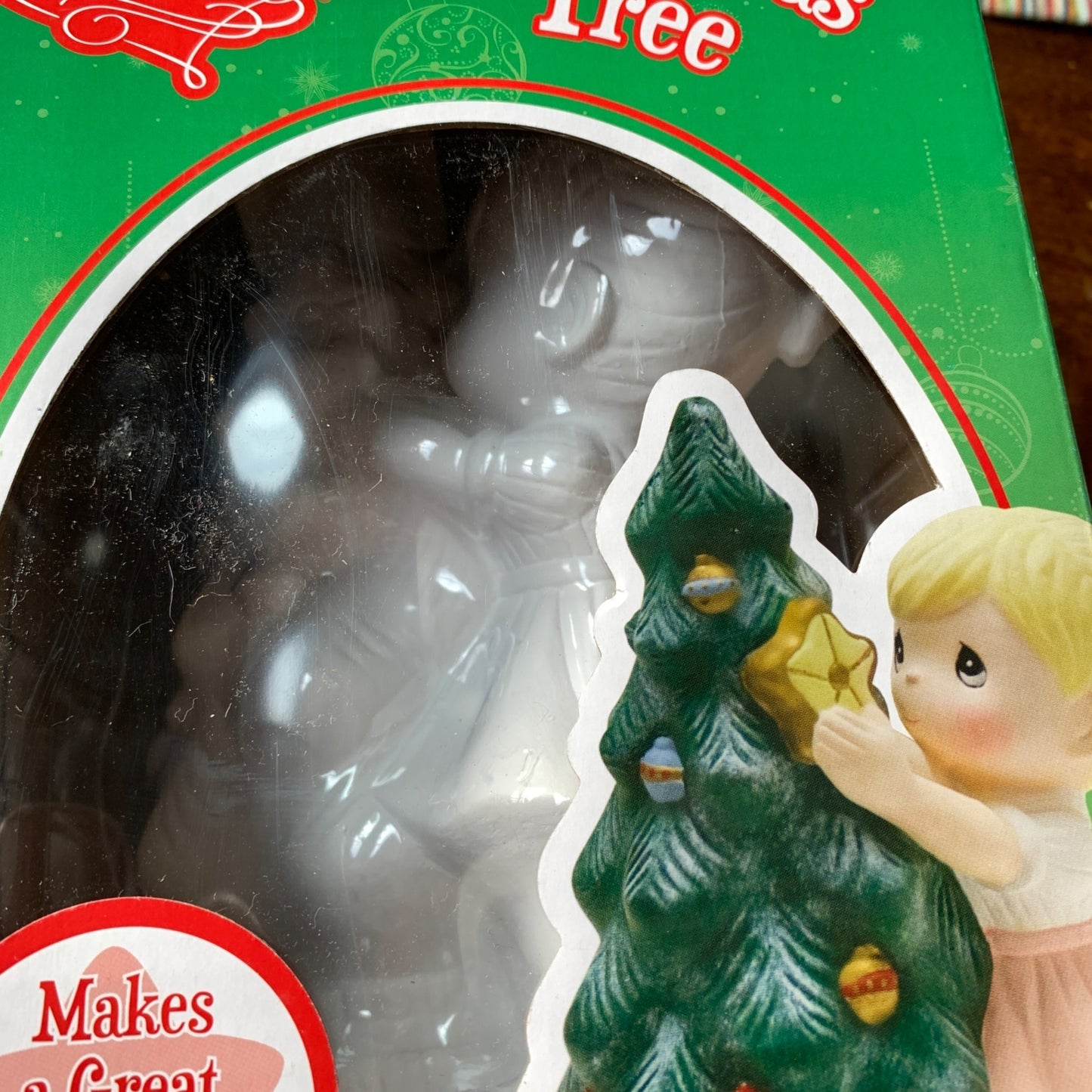 Precious Moments Christmas Tree Plaster Statue Paint Kit NEW