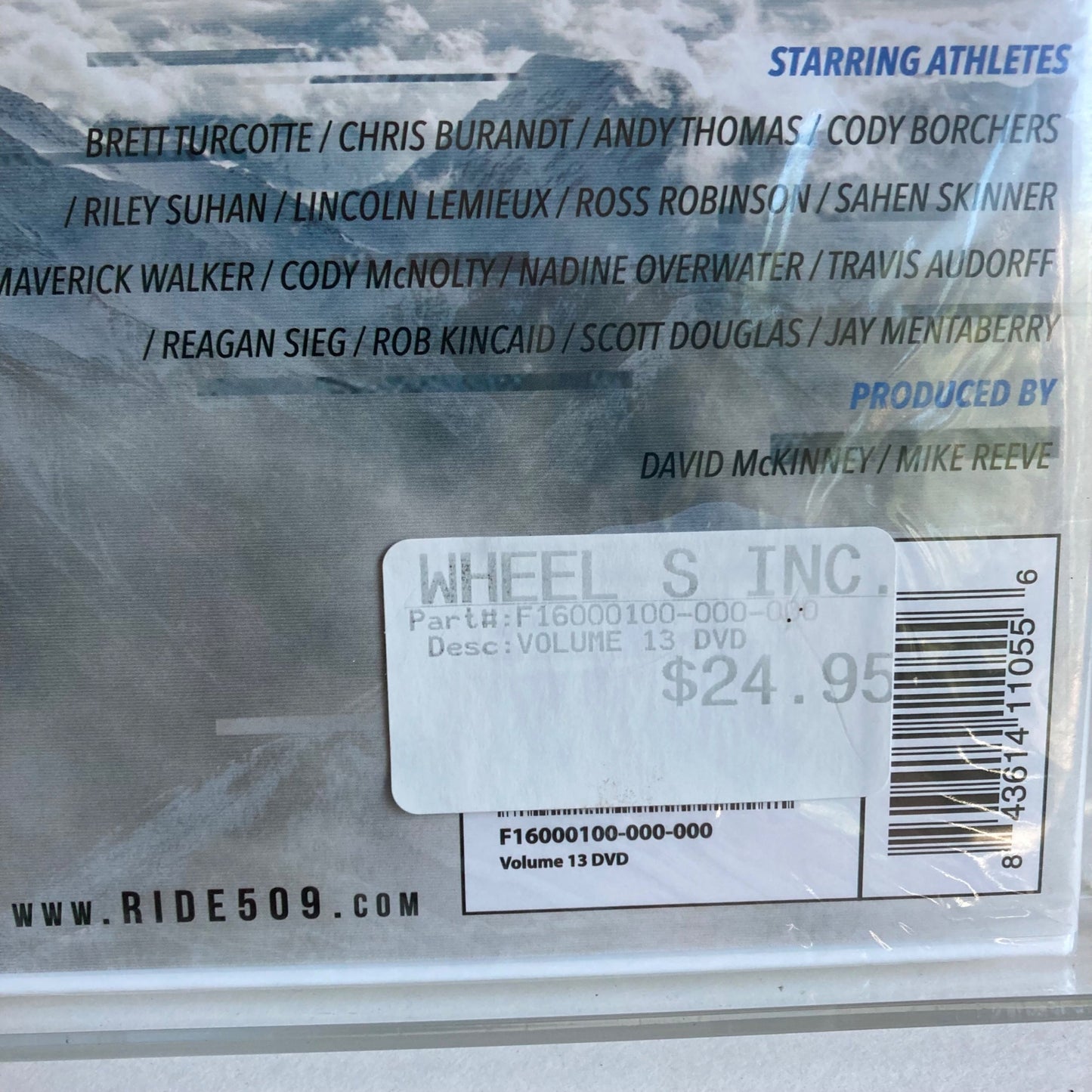 Ride 509 Films Volume 13 Backcountry Snowmobile DVD NEW/SEALED