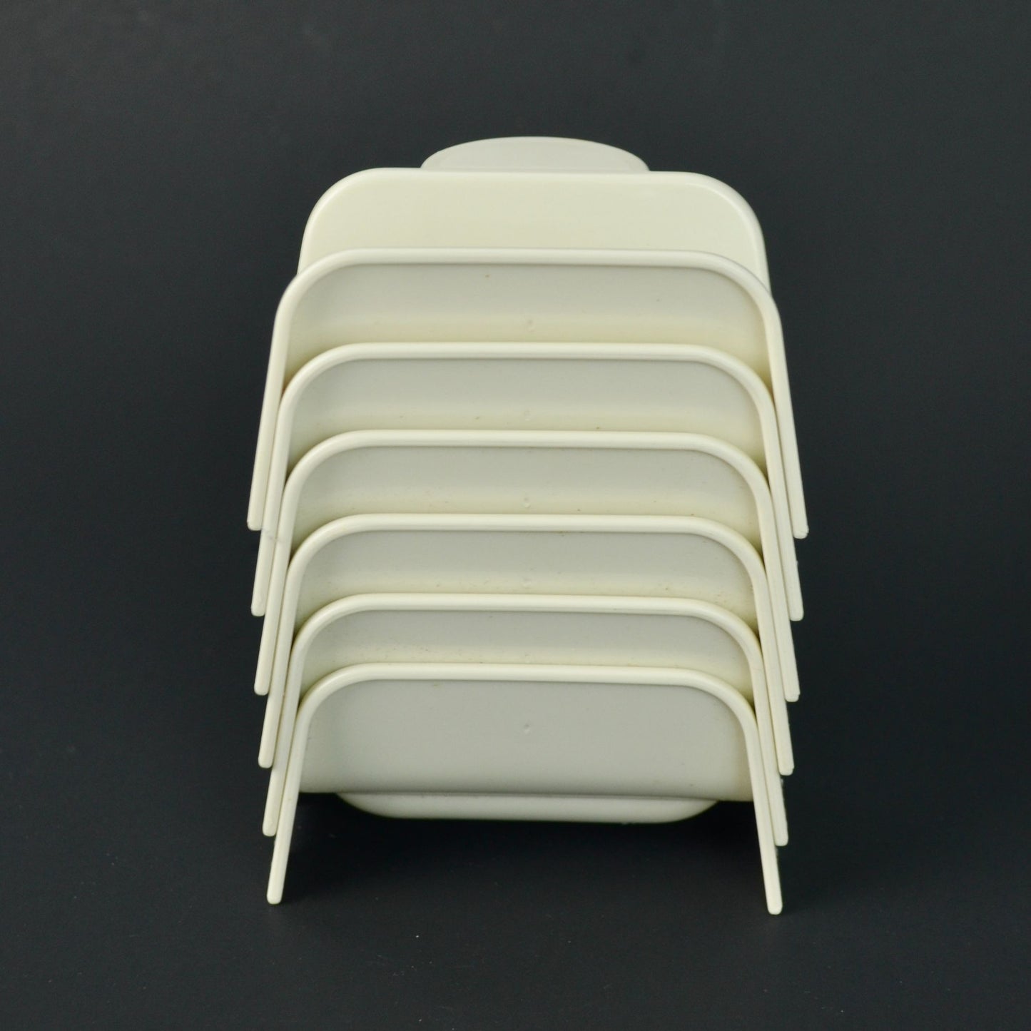 Tupperware Vintage Taco Holders Set Lot of 6 2201