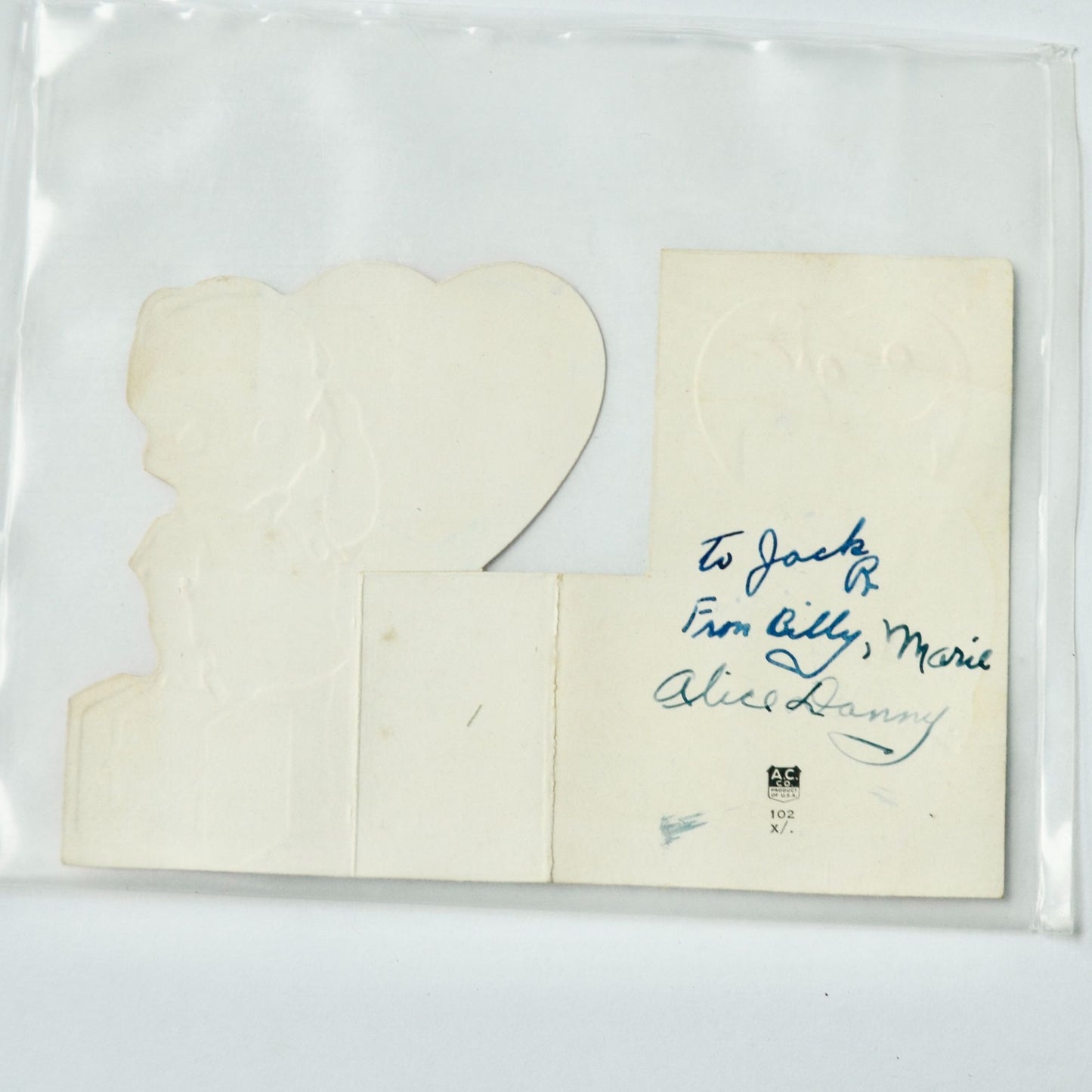 Vintage Valentine's Day Card Rooms for Rent Hotel A. C. Co.