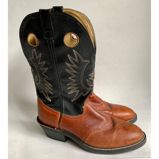 Leather Cowboy Boots Oil Chemical Resistant Men's 8.5