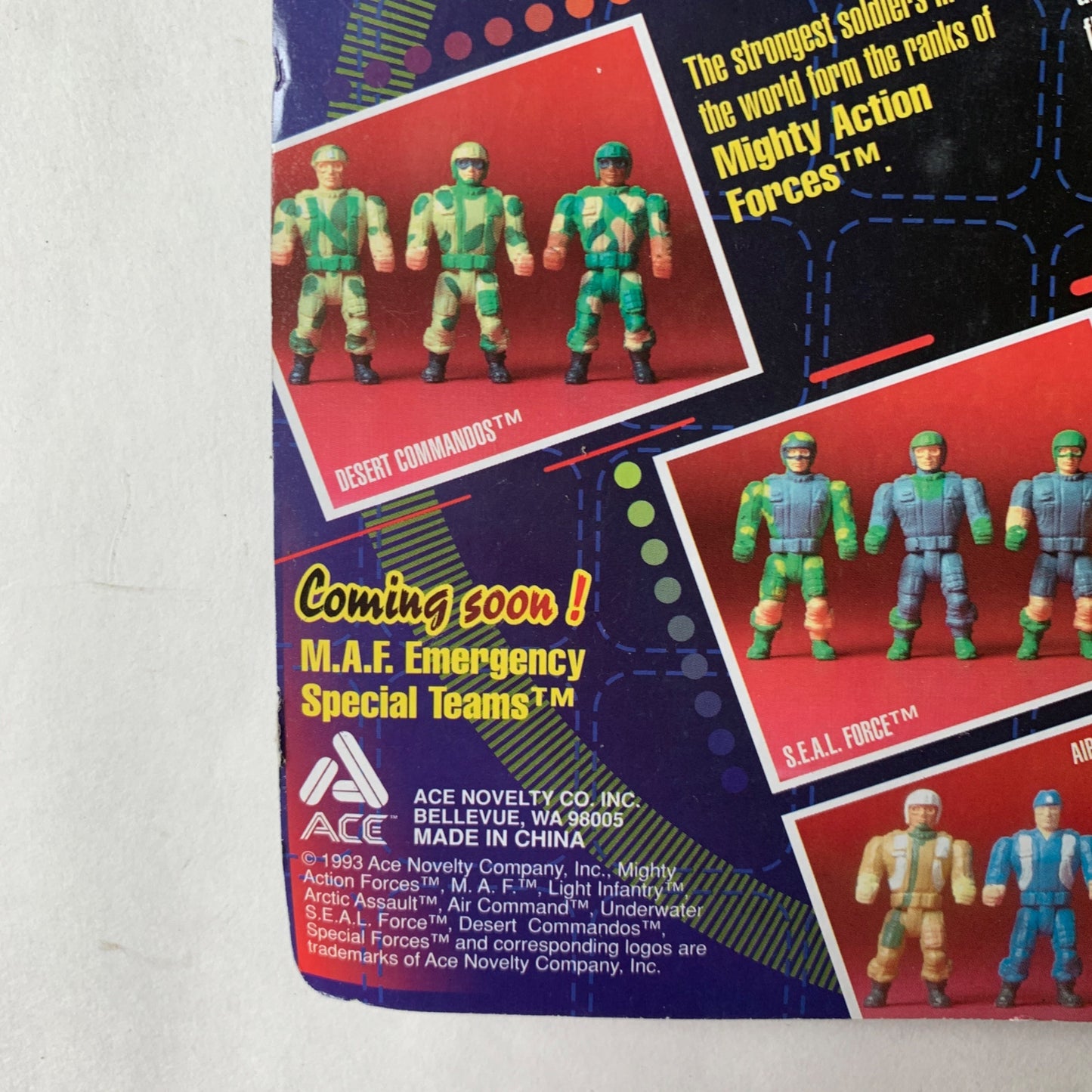 Air Command MAF Mighty Action Forces Figures Vintage Toys New