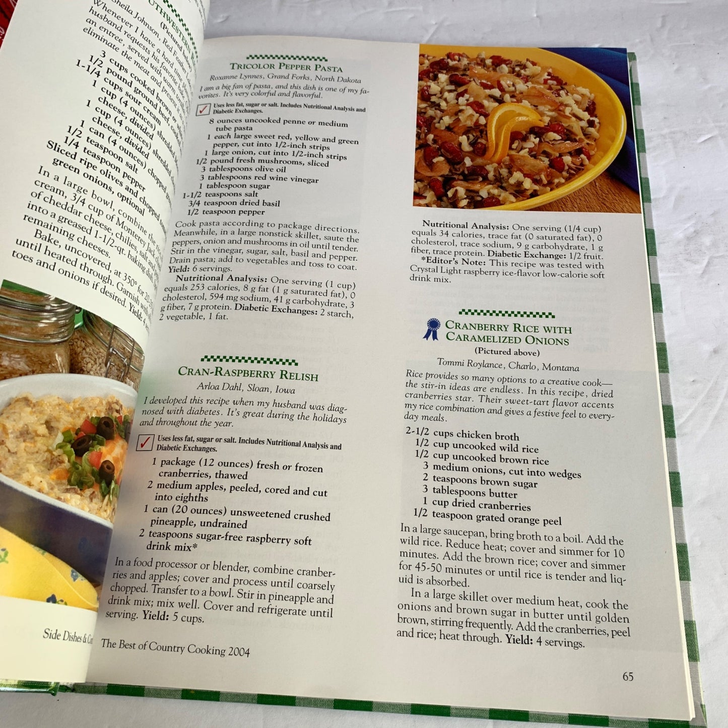 Taste of Home The Best of Country Cooking Cookbook 2004