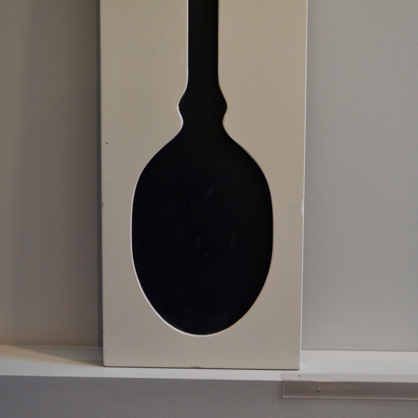 Pier 1 Imports Large Wooden Painted Wall Decor Black Spoon