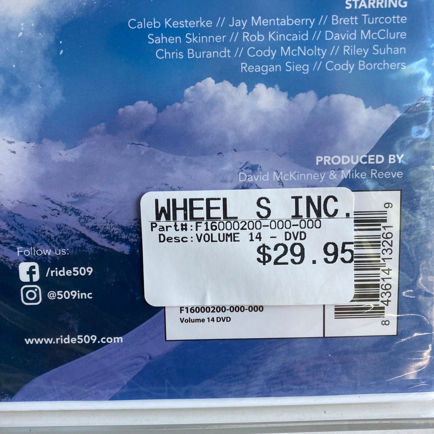 Ride 509 Films Volume 14 Backcountry Snowmobile DVD NEW/SEALED