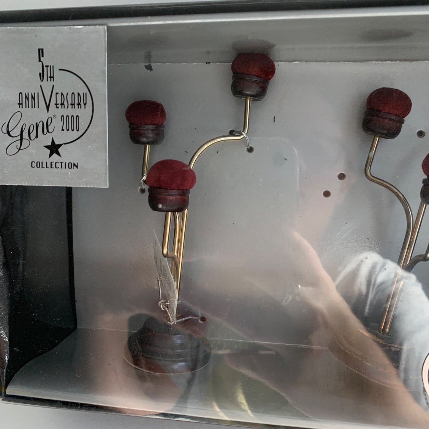 2000 Ashton Drake Gene Doll 5TH Anniversary HAT STANDS