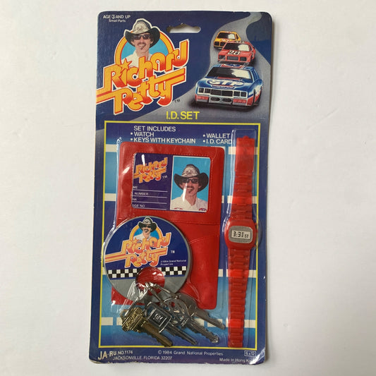 1984 Richard Petty I.D. Set Toy Vintage New in Package