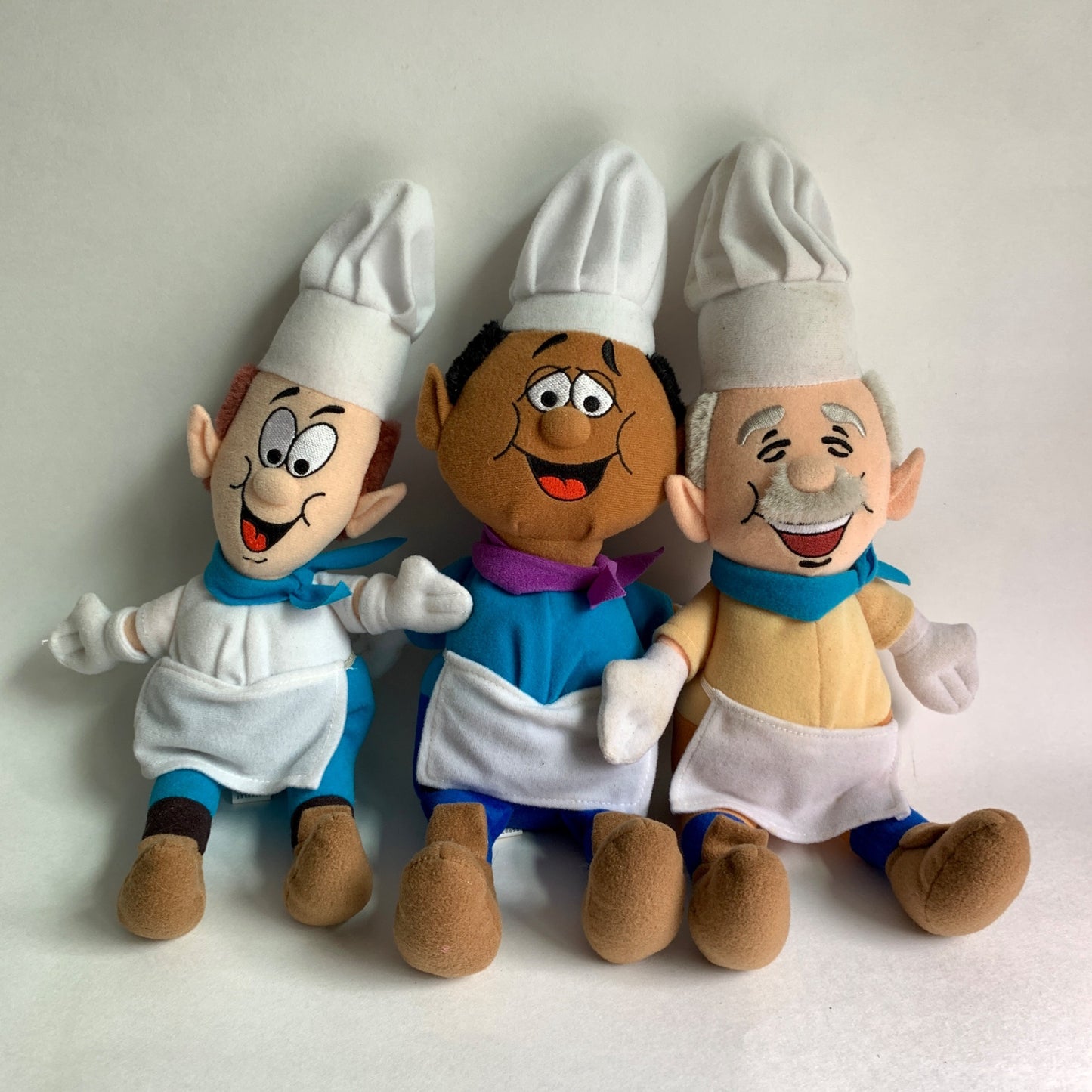 2001 Keebler Elves Plush Animal Fair Dolls Set of 3