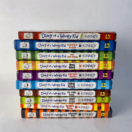 Diary of a Wimpy Kid Book Lot of 10 1 2 3 4 5 6 7 8 11 14