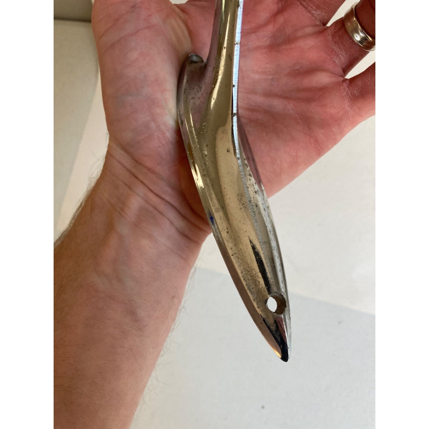 Vintage Chrome Side Mirror Round Part No. 2548 Chevrolet? Chevy Rat Rod