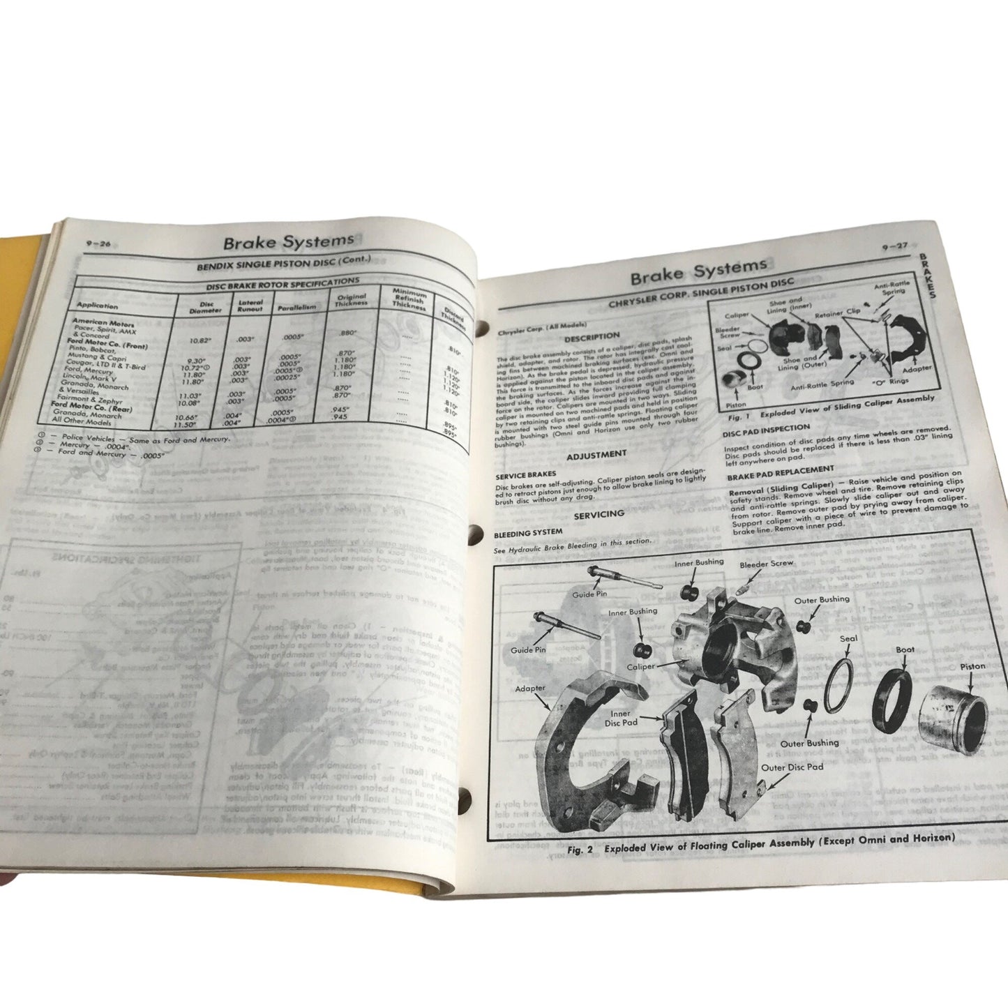 Mitchell Chassis Service & Repair Manual Domestic Cars 1979 Supplement