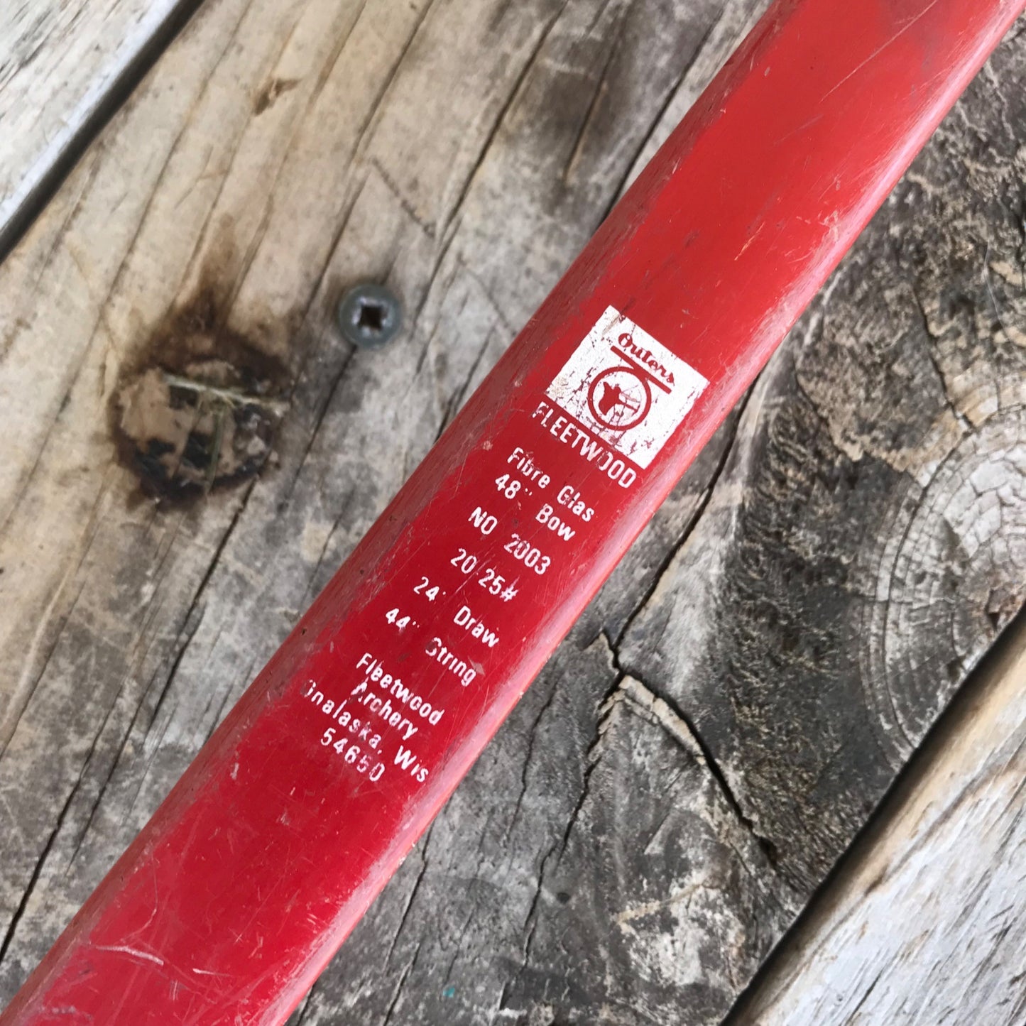 Vintage Outers Fleetwood Model 2003 48" Fiberglass Bow RARE!