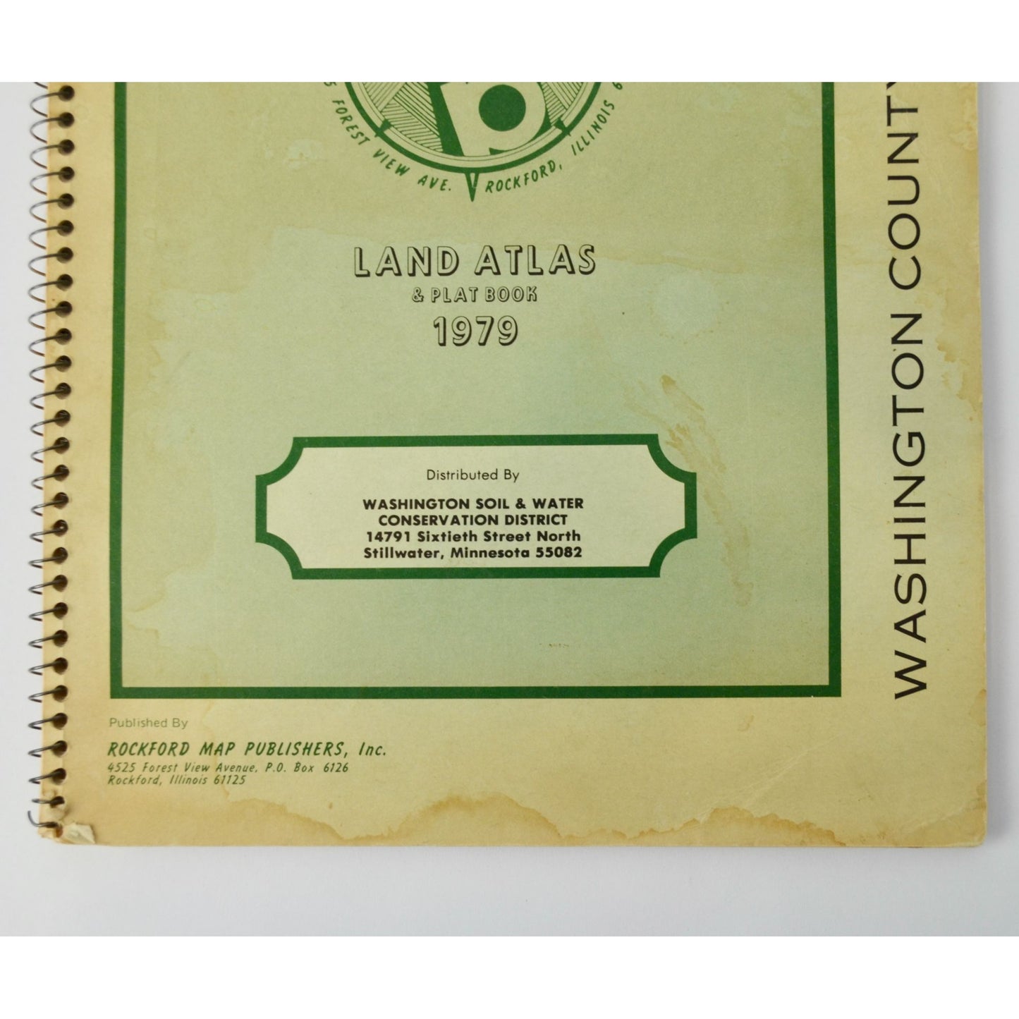 Vintage 1979 Washington County, MN Land Atlas & Plat Book Minnesota Platbook