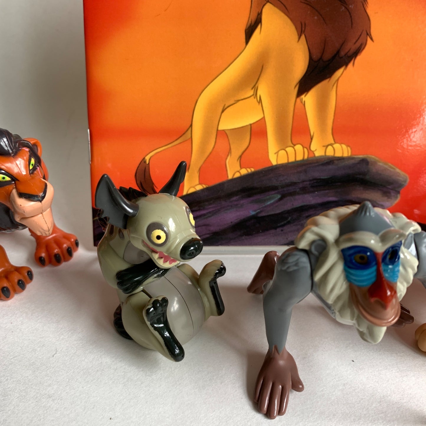 Vintage The Lion King Burger King Toys Plus Golden Book
