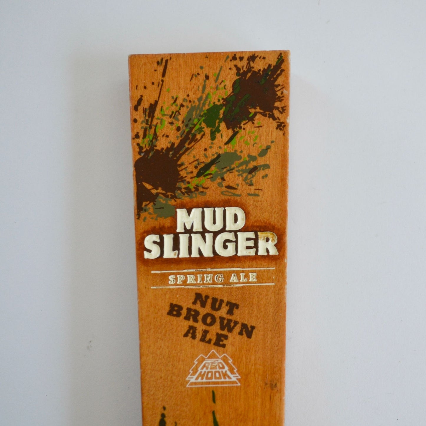 Red Hook Mud Slinger Nut Brown Ale Tap Handle 10" Mountain Bike Tire Beer