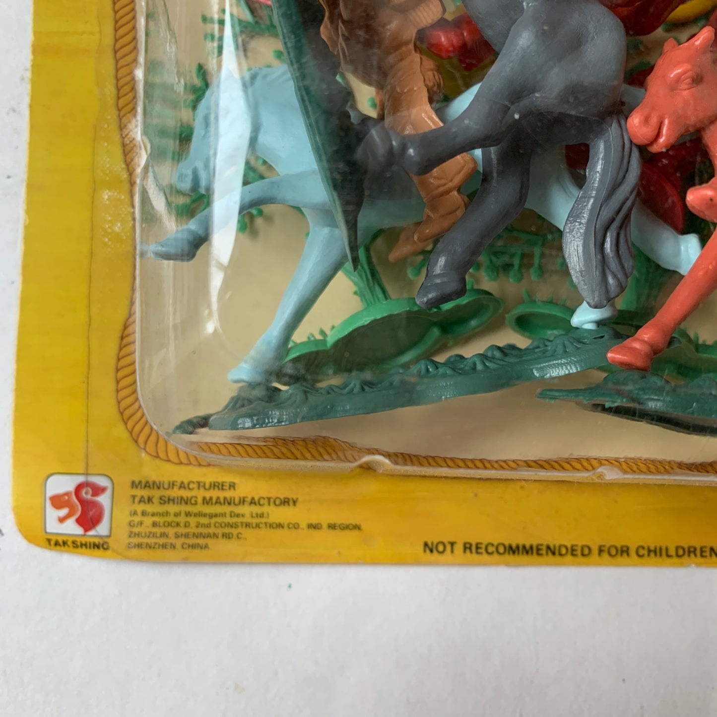 Tak Shing Figure Master Wild West Cowboy & Indian Play Set Vintage New