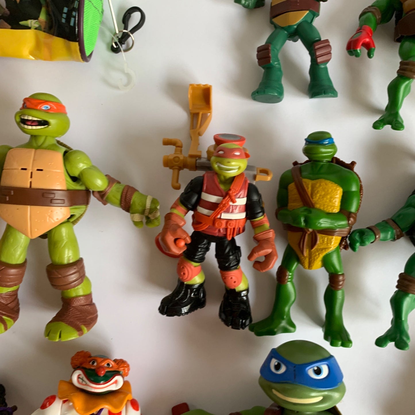Vintage Lot Teenage Mutant Ninja Turtles Figures 15 Pieces