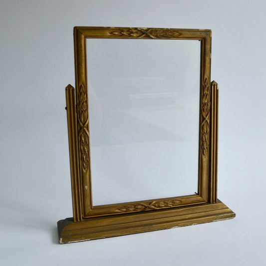 Vintage Wood Swing Frame Glass