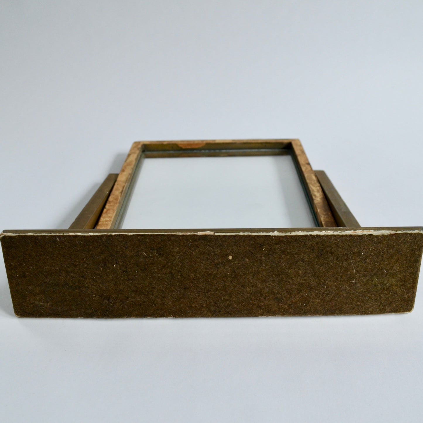 Vintage Wood Swing Frame Glass