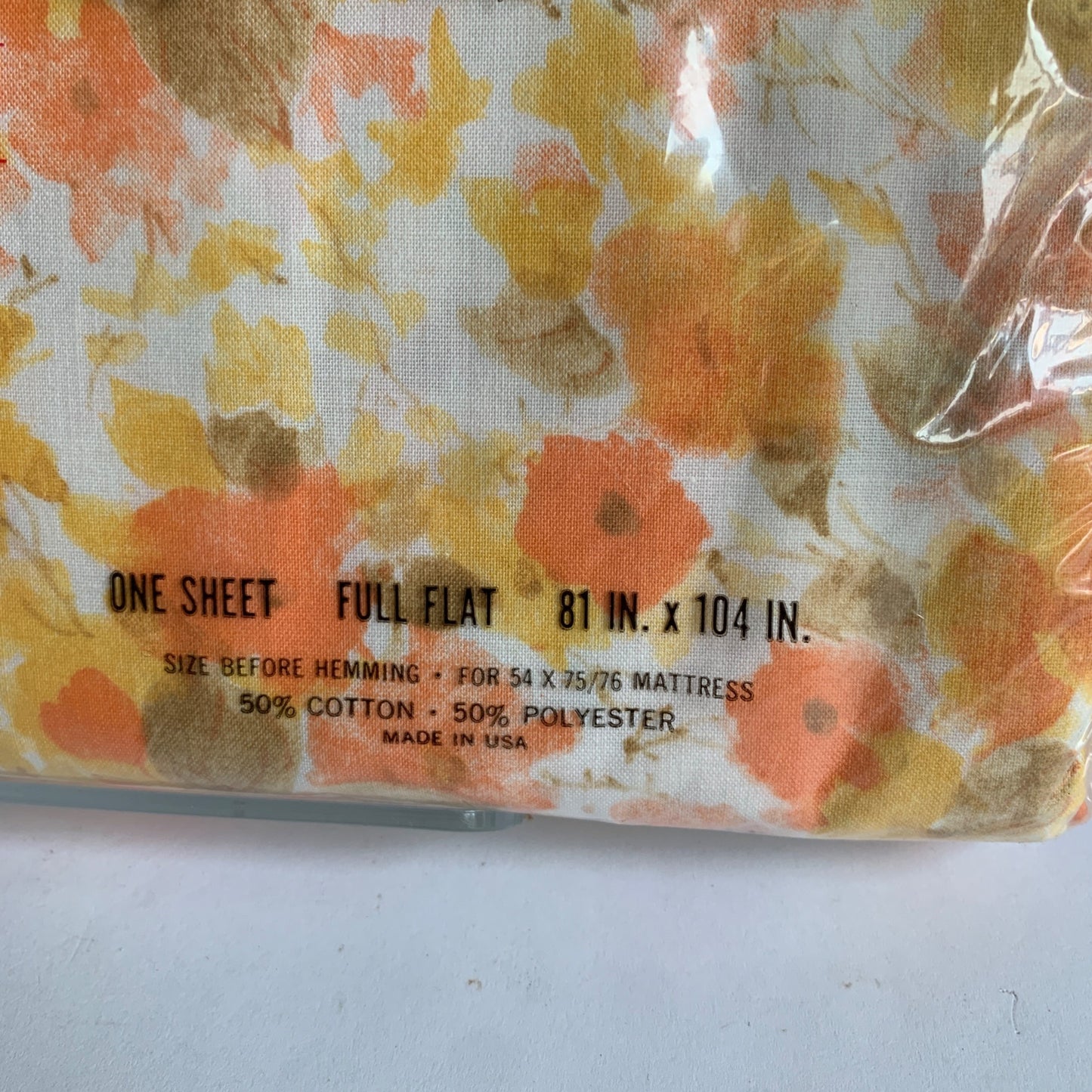 Cannon Royal Family Featherlite No-Iron Muslin Flat Sheet 81 x 104" New