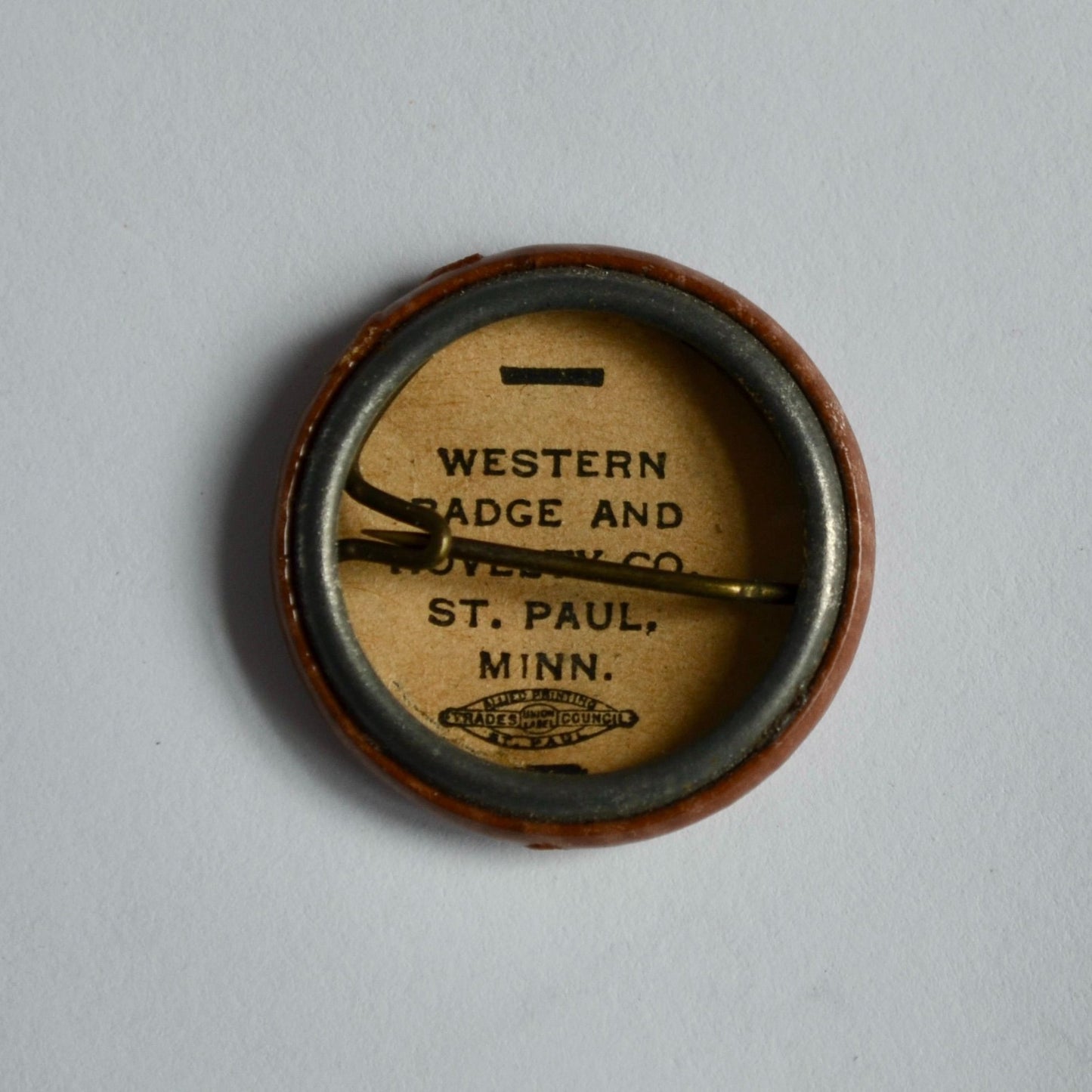 1937 Laundry Linen Dry Cleaning Drivers Local 319 Saint Paul Minnesota Pin Button