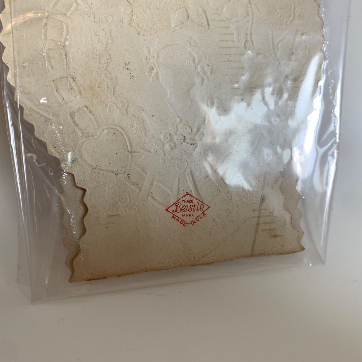 Vintage Valentine's Card Flying to Thee on Wings of Love