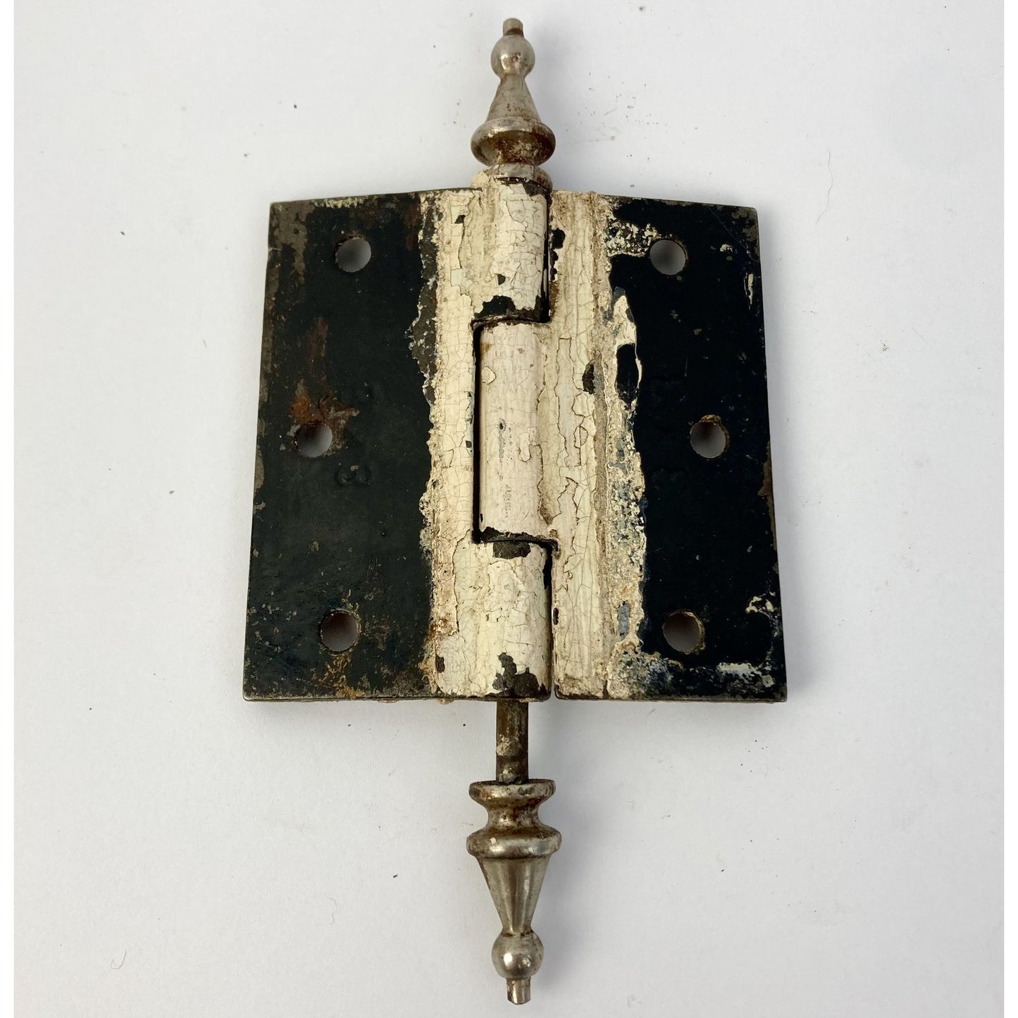 Antique Cast Iron 3"x3" Door Hinge Steeple Top Victorian Eastlake Style