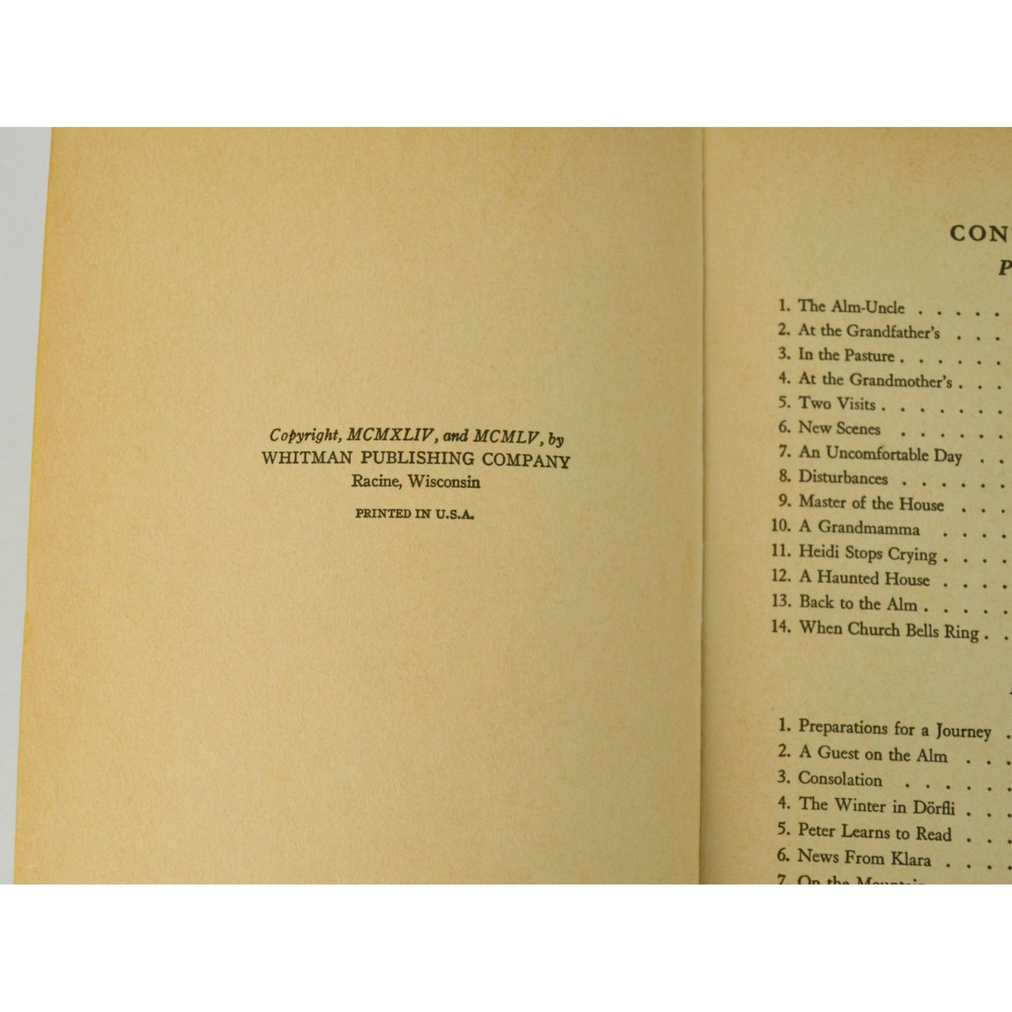Heidi Johanna Spyri Whitman Publishing 1944 1950