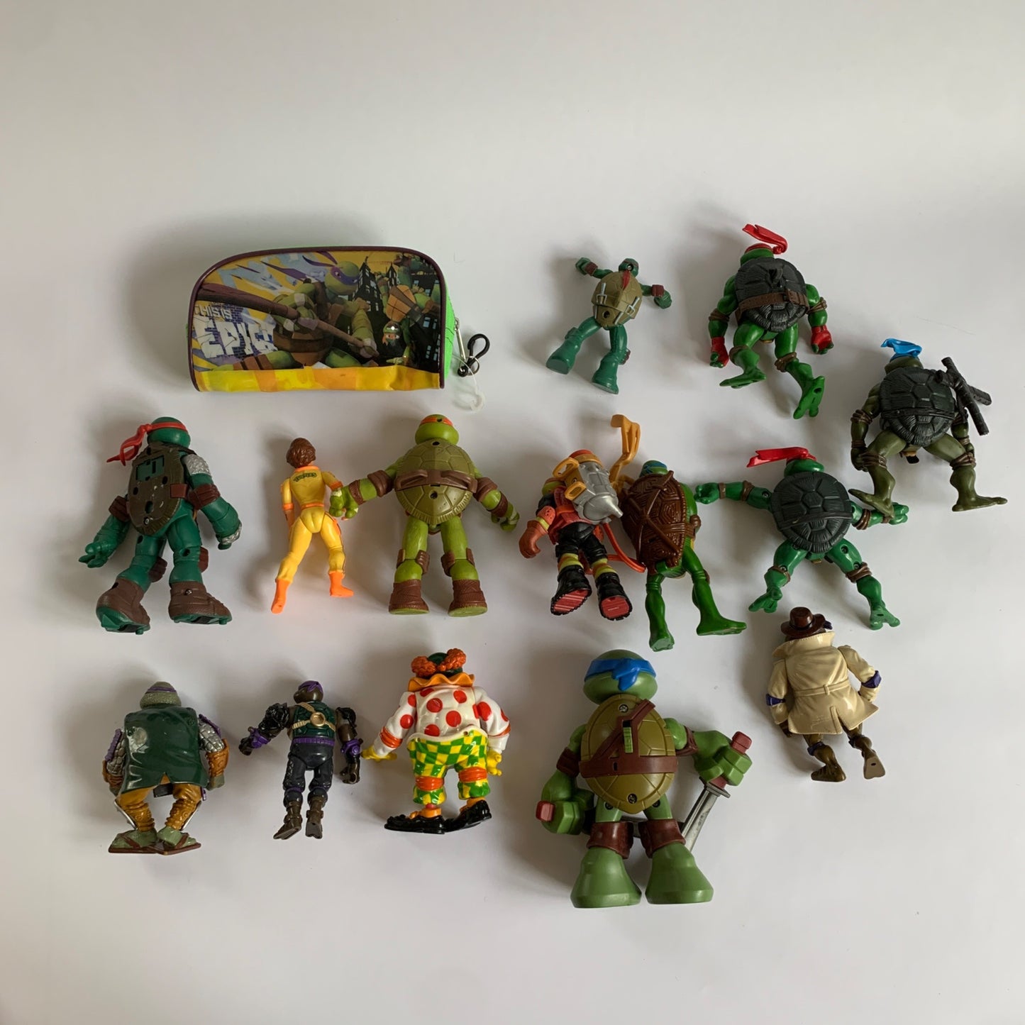 Vintage Lot Teenage Mutant Ninja Turtles Figures 15 Pieces
