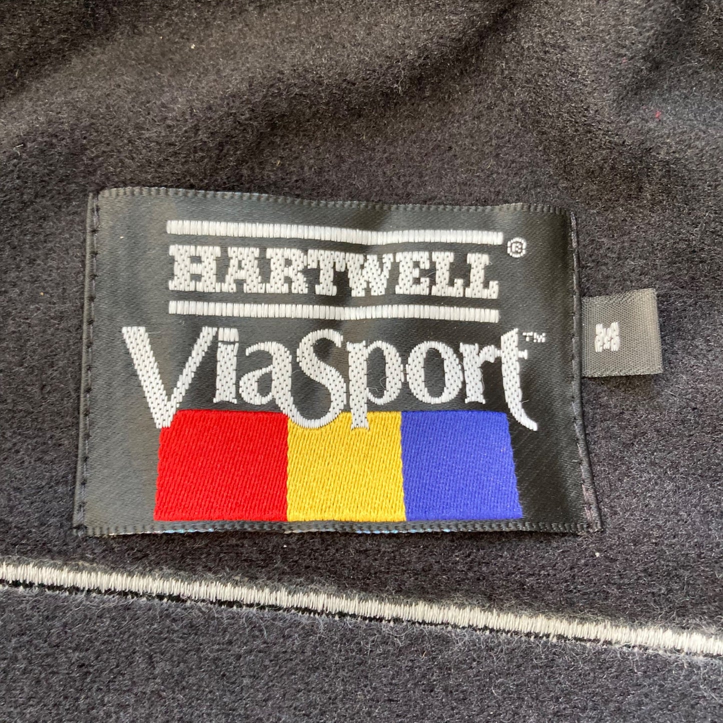 NASCAR 50th Anniversary Jacket Men's Medium Hartwell ViaSport Racing Nylon Black