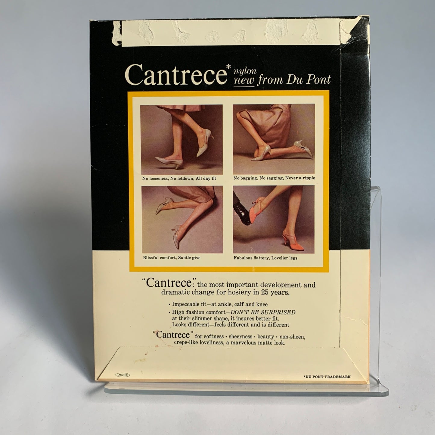 Fruit of the Loom Vintage Cantrece Nylon Stockings Shadow 888 E 9.5 Average