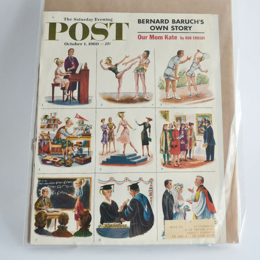 The Saturday Evening Post Magazine COVER October OCT 1 1960