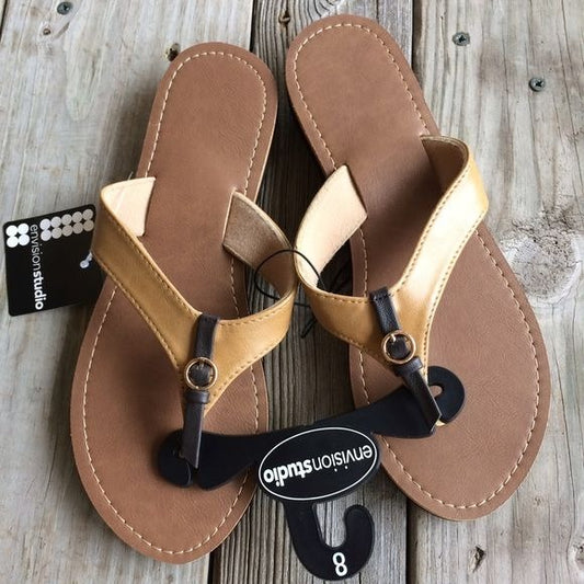 Envision Studio Tan Brown Sandals