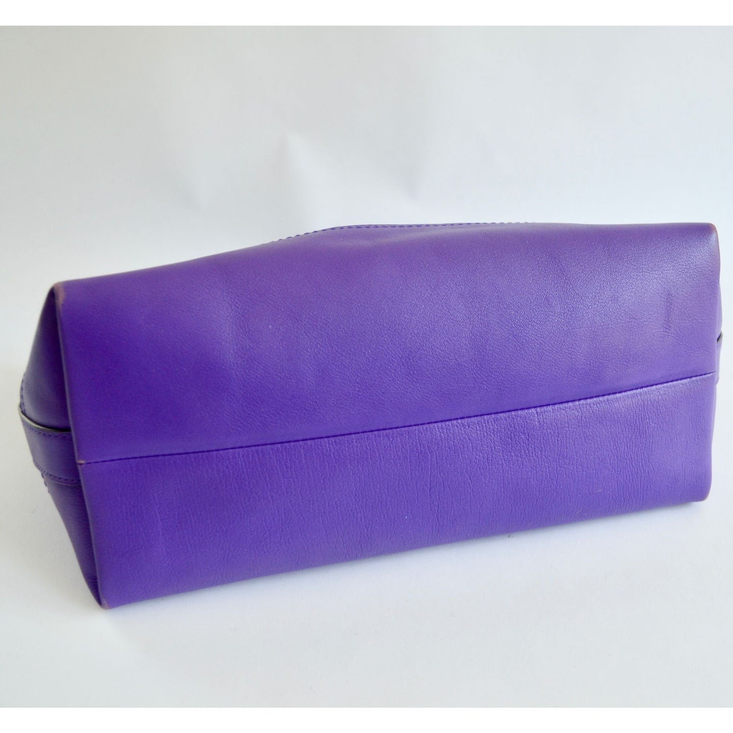 Coach 21132 Molly Purple Ultraviolet Leather Handbag NO CROSSBODY STRAP