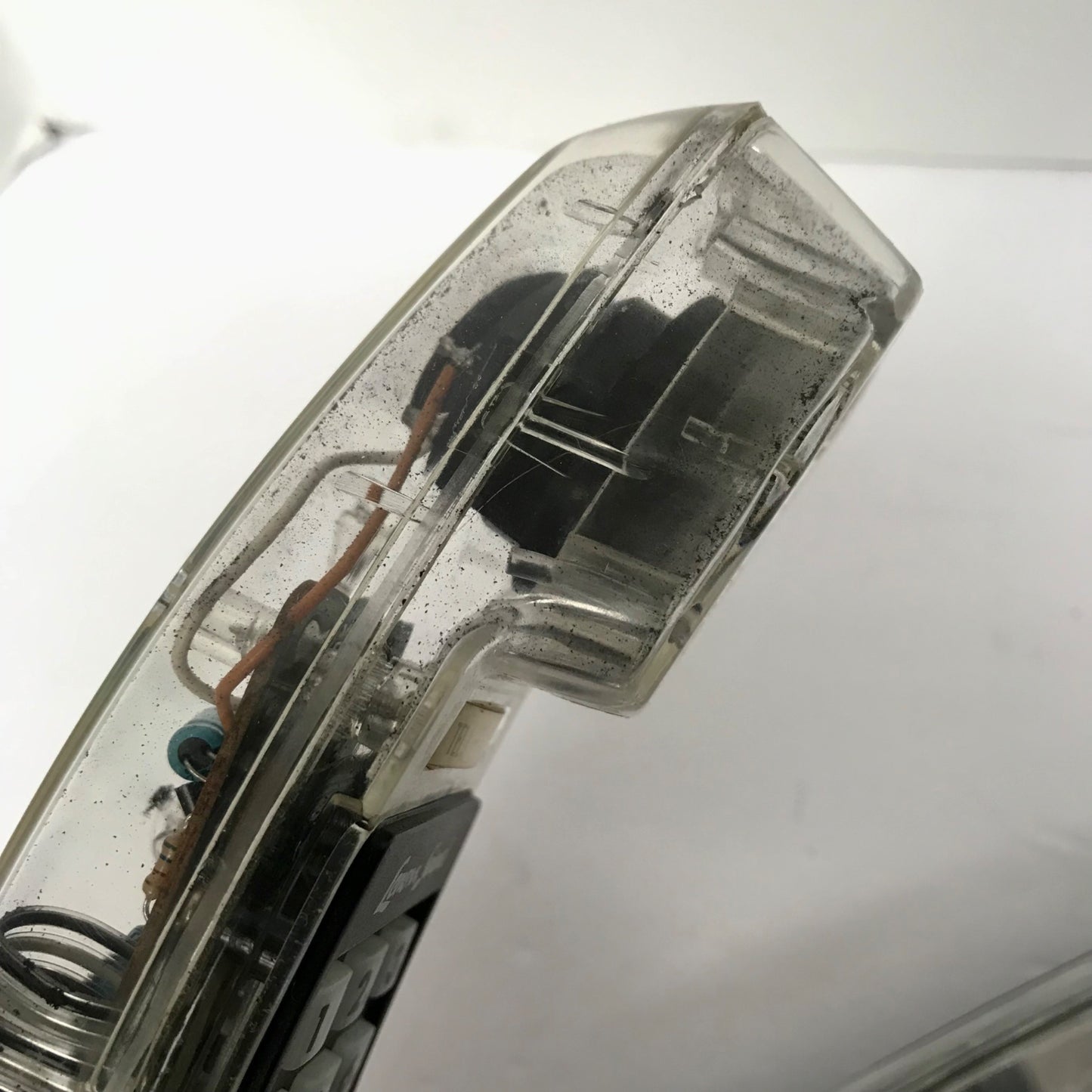 Lenoxx Sound PH-1400 Telephone Clear Transparent TESTED & WORKS! Phone