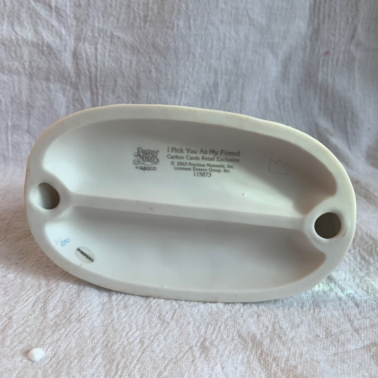 Precious Moments 115873 I Pick You As My Best Friend Figurine