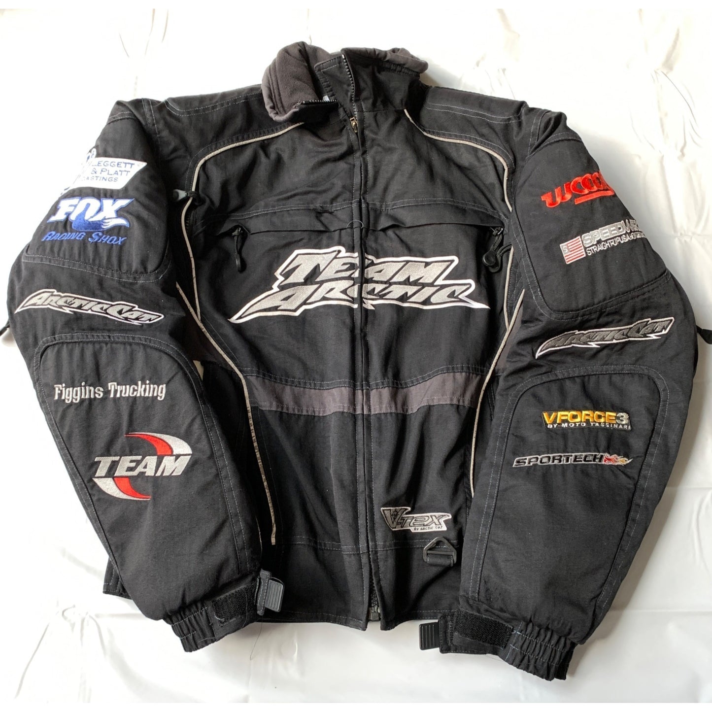 Arctic Cat Team Racing Jacket Medium Tall MT Patches