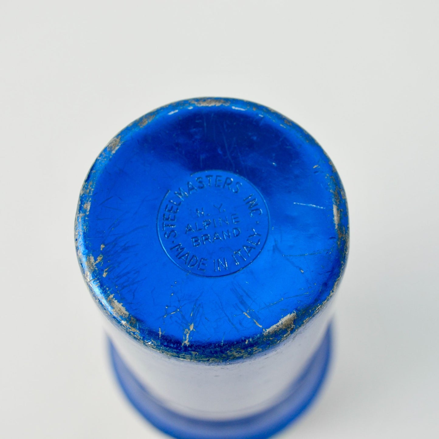 Steelmasters Italy Vintage Alpine Brand Aluminum Tumblers Set of 5