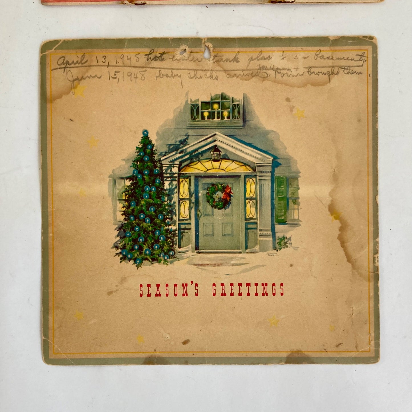 Vintage 1948 First National Bank Calendar The Dionne Quintuplets