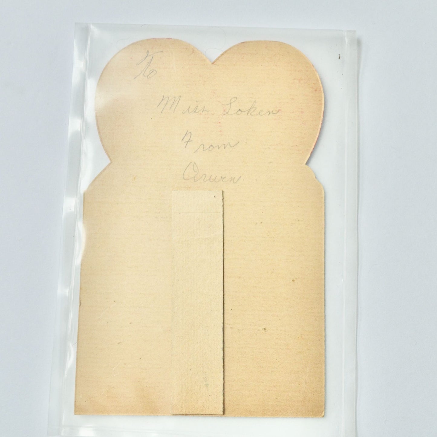 RARE Vintage Valentine Card Blonde or Brunette I Like Them Both HAIR