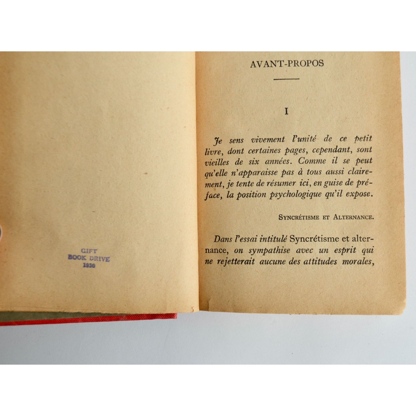 Aux Fontaines Du Desir H De Montherlant 1927 Hardcover Book Vintage